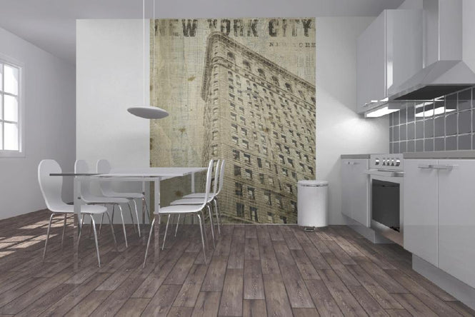 PHOTOWALL / Vintage New York Flat Iron (e22275)