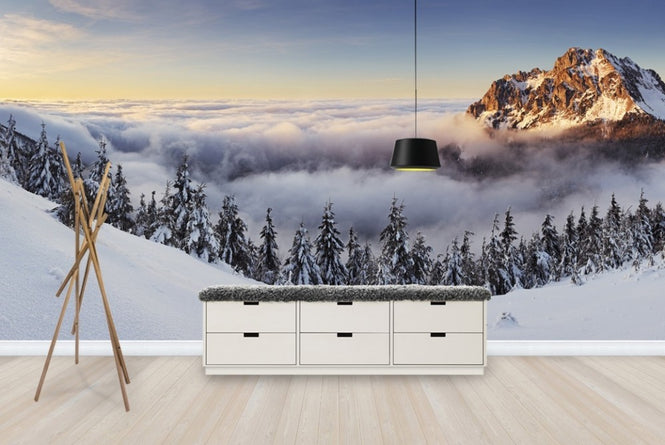 PHOTOWALL / Snowy Mountain (e22441)