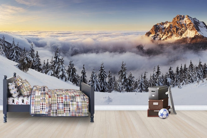 PHOTOWALL / Snowy Mountain (e22441)