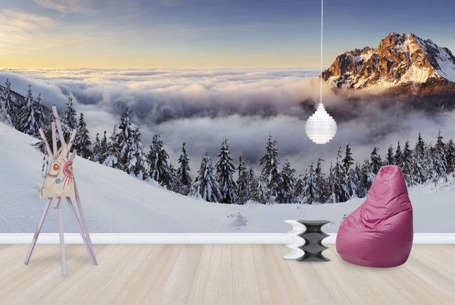 PHOTOWALL / Snowy Mountain (e22441)