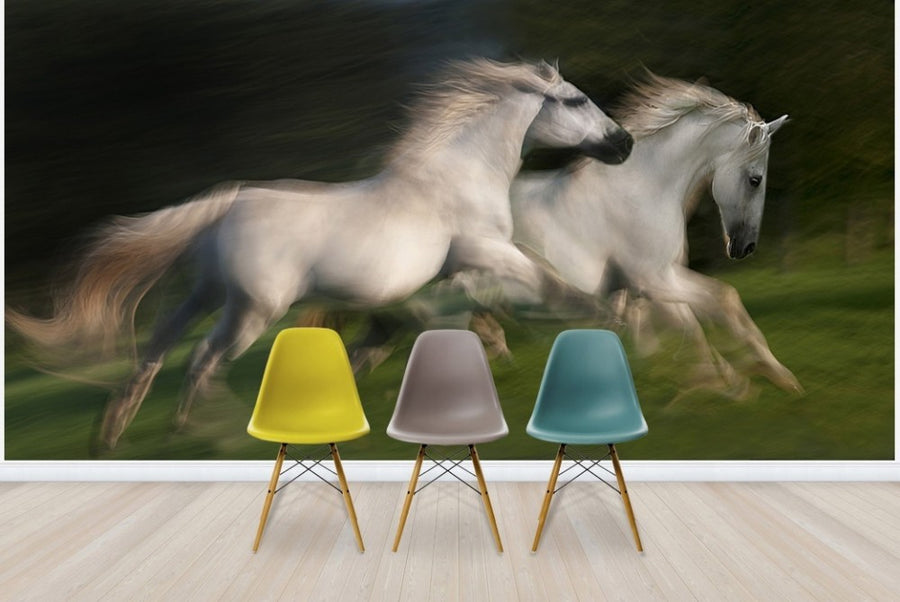 PHOTOWALL / White Horses Gallop (e22447)