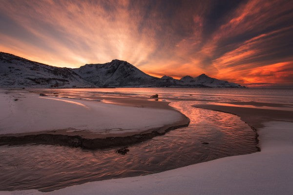 PHOTOWALL / Golden Sunset in Norway (e22455)