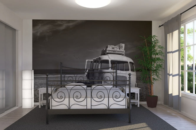 PHOTOWALL / Beached Bus (e22485)