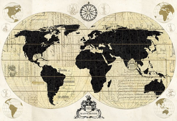 PHOTOWALL / Vintage World Map (e22642)
