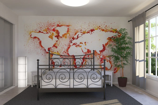PHOTOWALL / Abstract World Map (e22681)