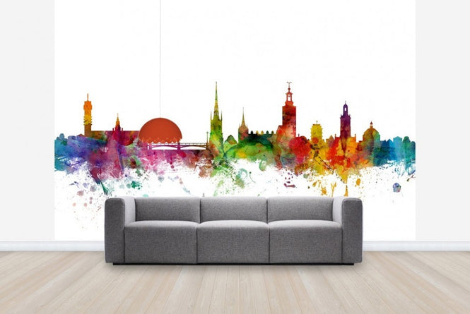 PHOTOWALL / Stockholm Skyline (e22683)