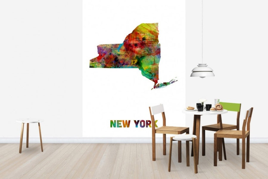 PHOTOWALL / New York State Map (e22695)