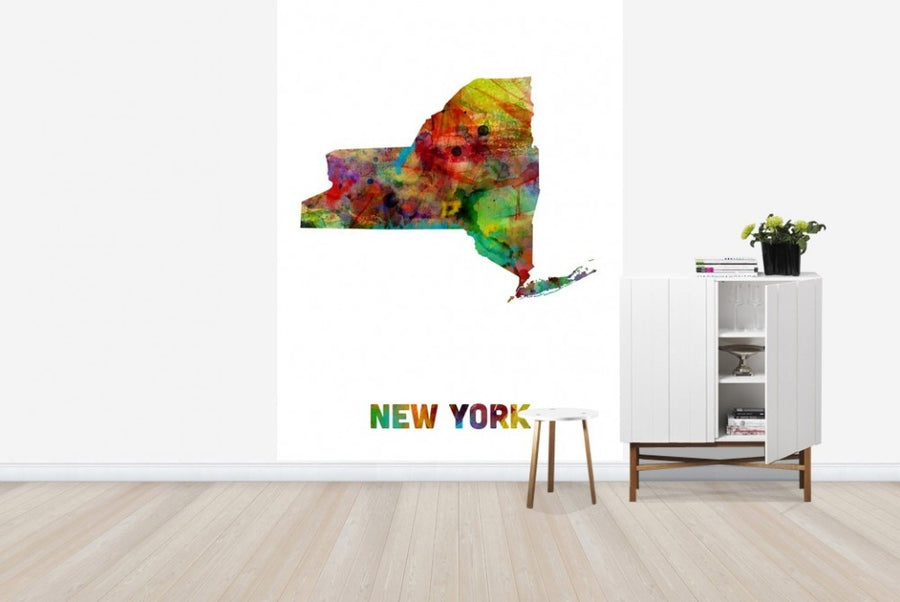 PHOTOWALL / New York State Map (e22695)