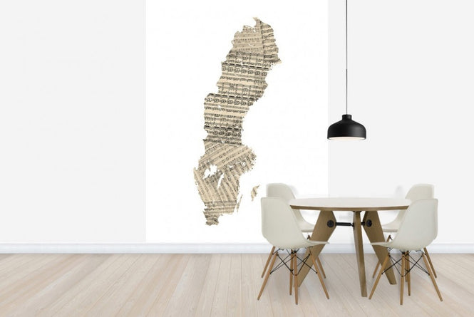 PHOTOWALL / Finland Watercolor Map (e22711)