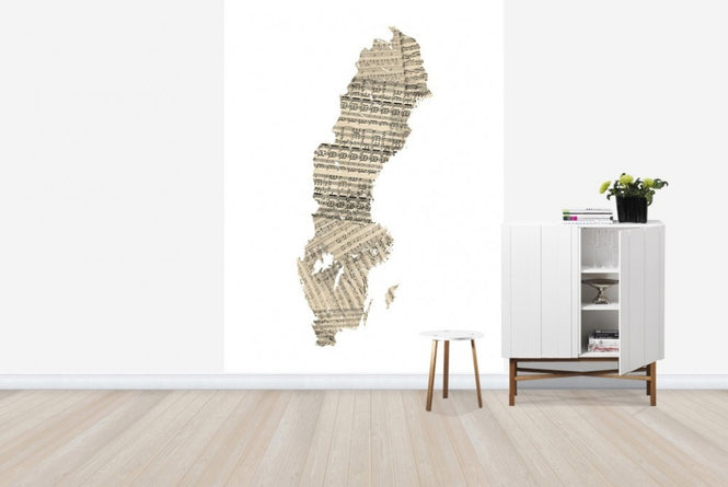 PHOTOWALL / Finland Watercolor Map (e22711)