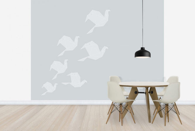 PHOTOWALL / Origami Grey (e22723)