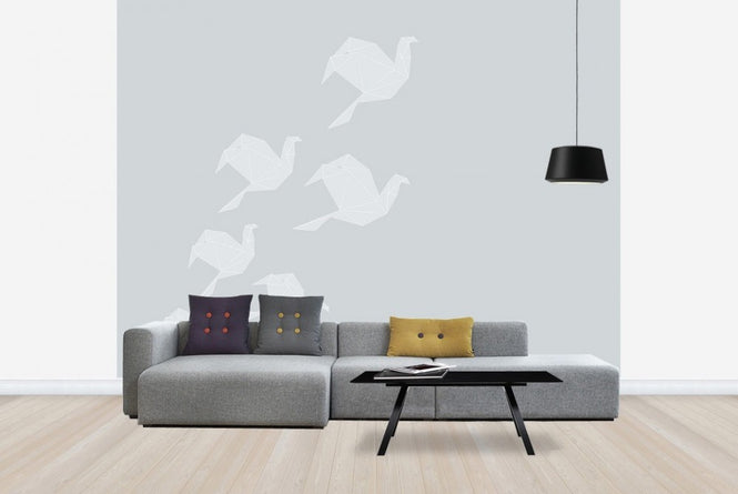 PHOTOWALL / Origami Grey (e22723)