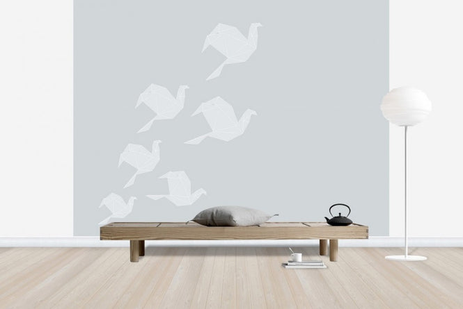 PHOTOWALL / Origami Grey (e22723)