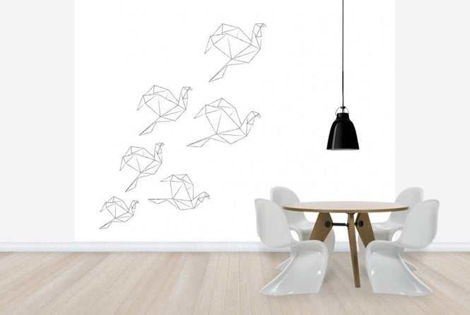 PHOTOWALL / Origami Lineart (e22724)