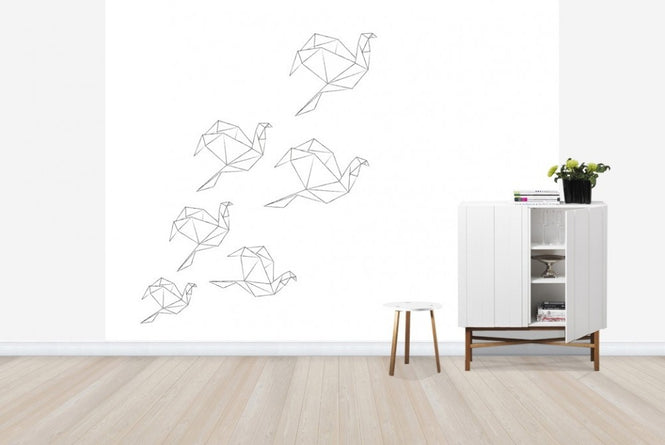 PHOTOWALL / Origami Lineart (e22724)
