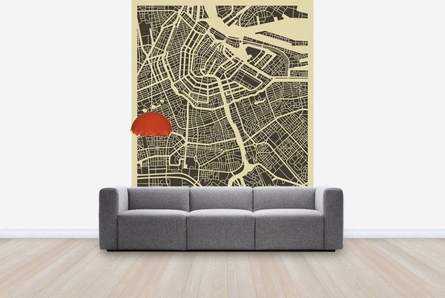PHOTOWALL / City Map - Amsterdam (e22753)