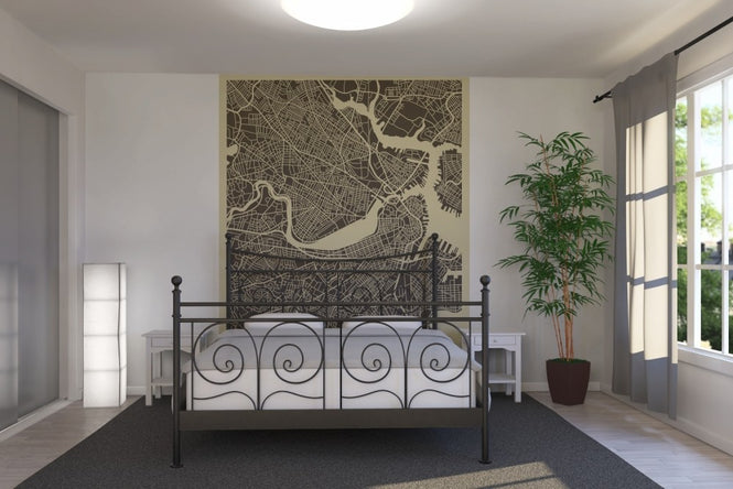 PHOTOWALL / City Map - Boston (e22755)