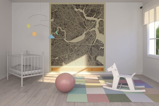 PHOTOWALL / City Map - Boston (e22755)