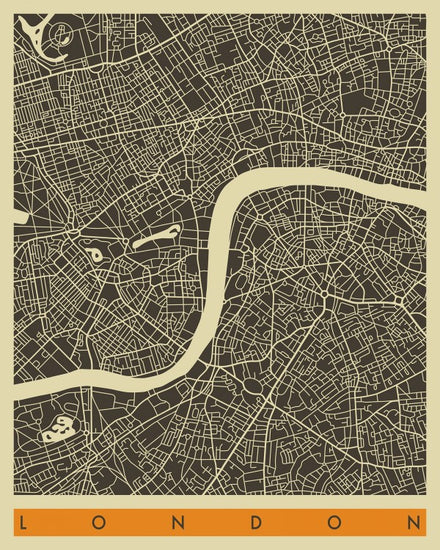 PHOTOWALL / City Map - London (e22756)