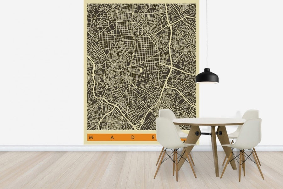 PHOTOWALL / City Map - Madrid (e22757)