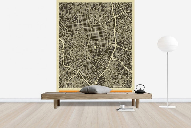 PHOTOWALL / City Map - Madrid (e22757)