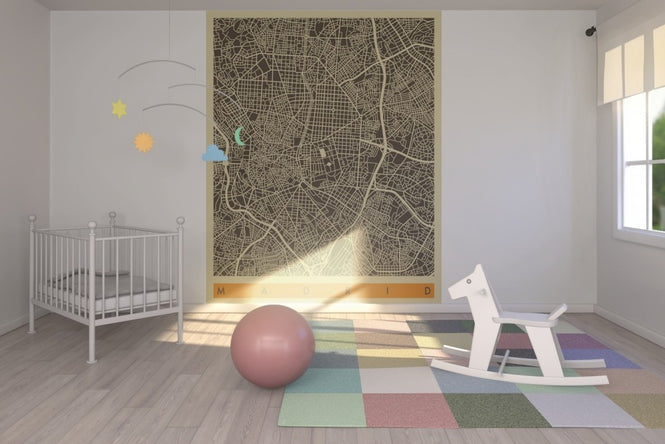 PHOTOWALL / City Map - Madrid (e22757)