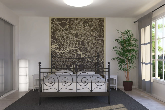 PHOTOWALL / City Map - Melbourne (e22758)