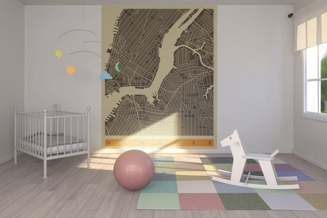PHOTOWALL / City Map - New York (e22760)