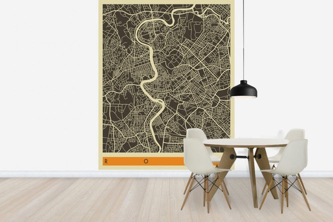 PHOTOWALL / City Map - Rome (e22762)