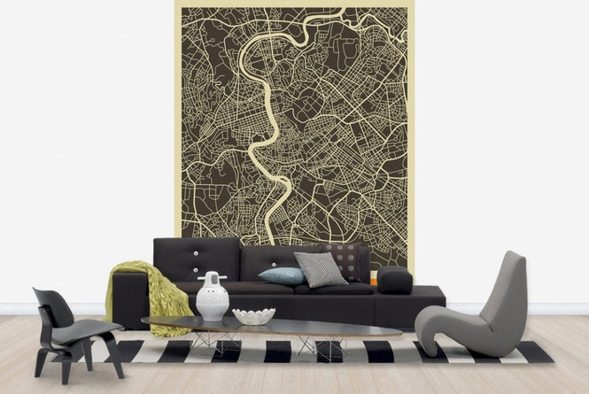 PHOTOWALL / City Map - Rome (e22762)