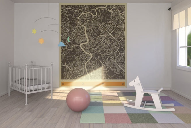 PHOTOWALL / City Map - Rome (e22762)