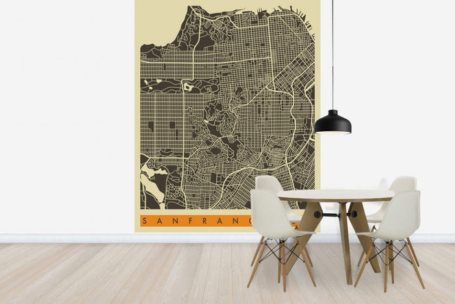 PHOTOWALL / City Map - San Fransisco (e22763)