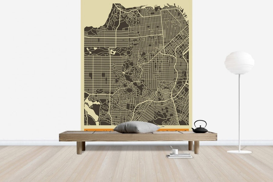 PHOTOWALL / City Map - San Fransisco (e22763)