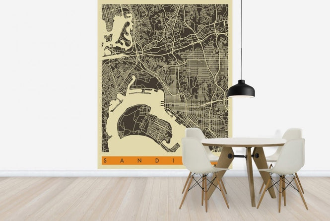 PHOTOWALL / City Map - San Diego (e22764)