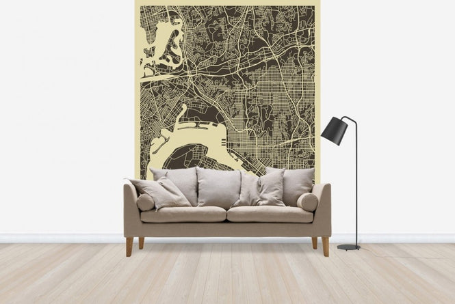 PHOTOWALL / City Map - San Diego (e22764)