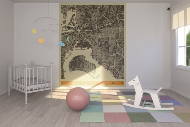 PHOTOWALL / City Map - San Diego (e22764)