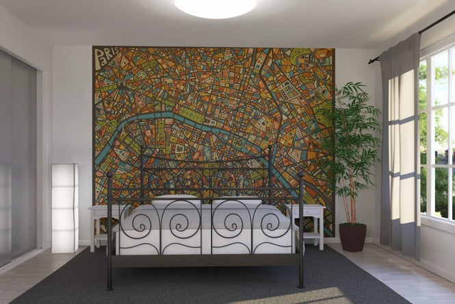 PHOTOWALL / Paris Street Map (e22765)