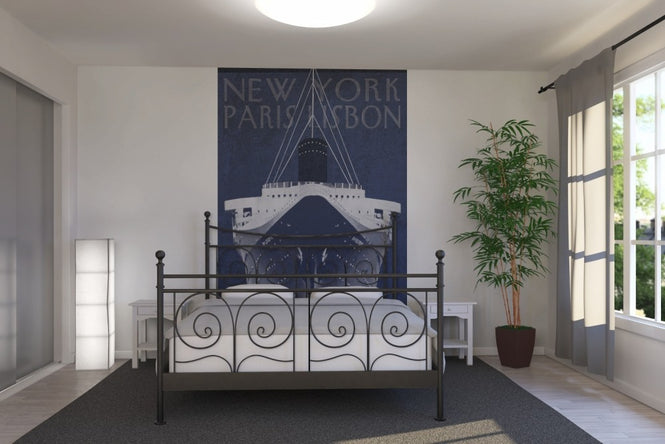 PHOTOWALL / Passage Atlantique Blueprint (e22769)