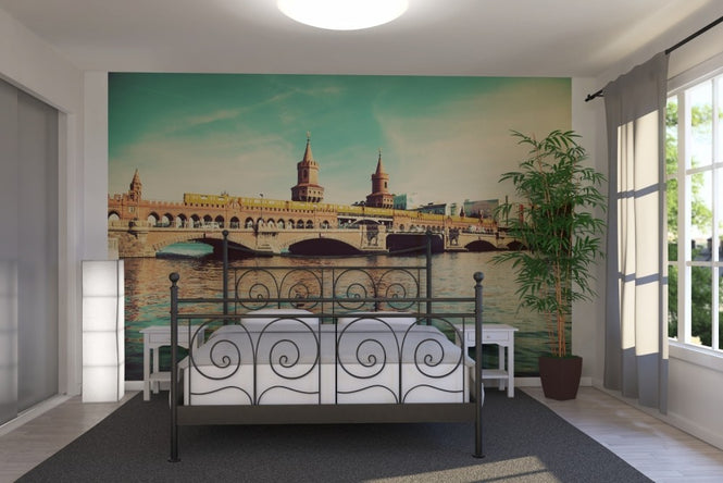 PHOTOWALL / The Oberbaum Bridge and River Spree in Berlin (e22811)