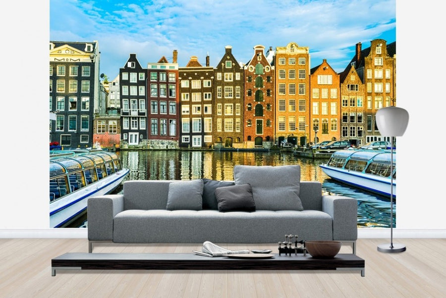 PHOTOWALL / Traditional Houses of Amsterdam, Netherlands (e22818)