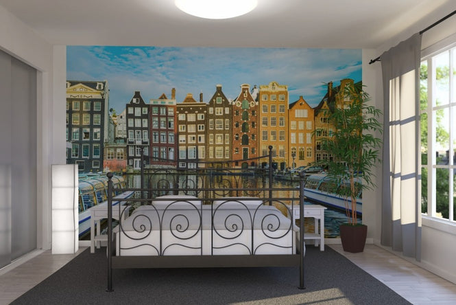 PHOTOWALL / Traditional Houses of Amsterdam, Netherlands (e22818)