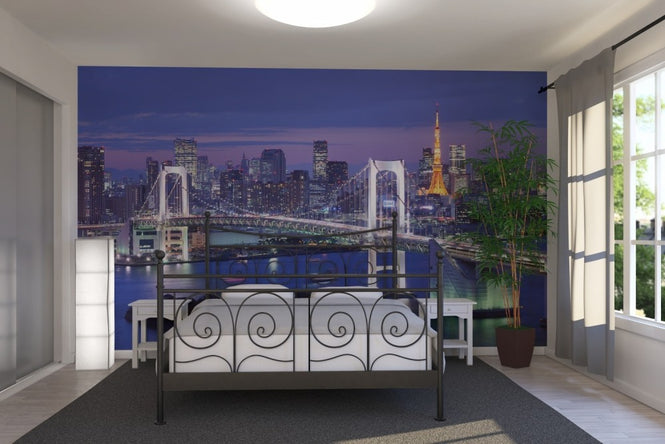 PHOTOWALL / Rainbow Bridge and Tokyo Tower (e22844)