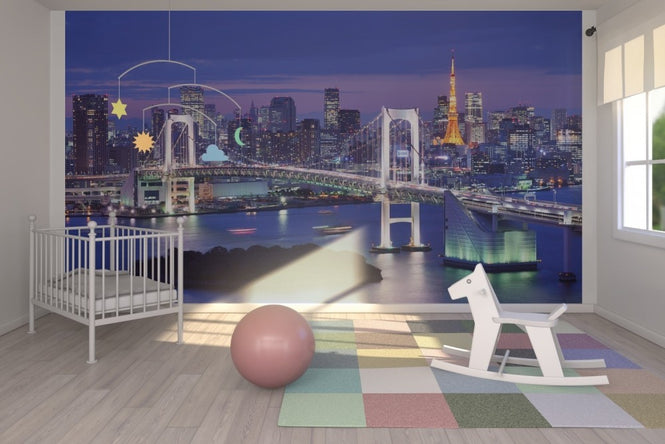 PHOTOWALL / Rainbow Bridge and Tokyo Tower (e22844)