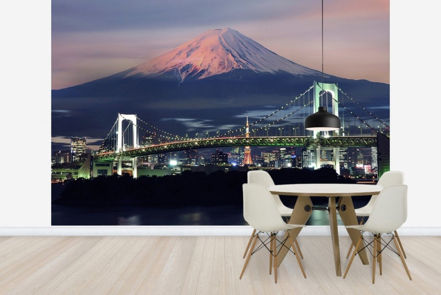 PHOTOWALL / Rainbow Bridge with Mt Fuji (e22845)
