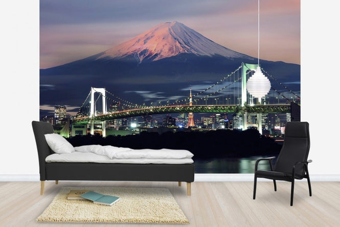 PHOTOWALL / Rainbow Bridge with Mt Fuji (e22845)