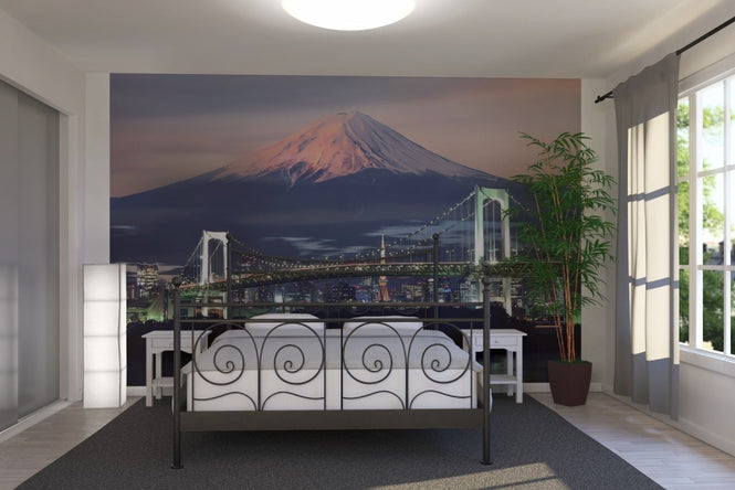 PHOTOWALL / Rainbow Bridge with Mt Fuji (e22845)