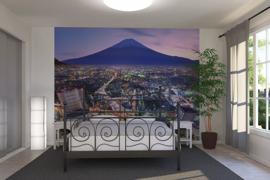 PHOTOWALL / Ueno District and Mt. Fuji in Tokyo, Japan (e22850)