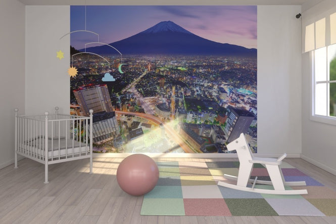 PHOTOWALL / Ueno District and Mt. Fuji in Tokyo, Japan (e22850)
