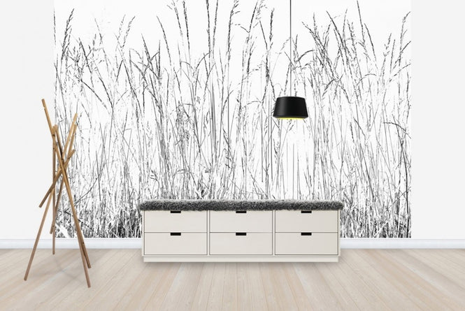 PHOTOWALL / Grass Blades bw (e22855)