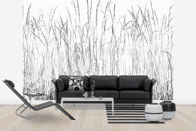 PHOTOWALL / Grass Blades bw (e22855)